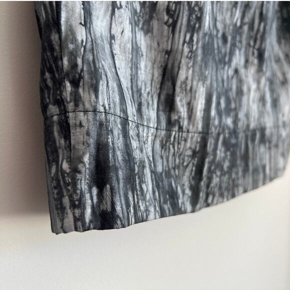 NWOT lemlem Pencil Skirt, Black & Gray Hand-Dyed Print, Women's Size Small - Picture 2 of 6